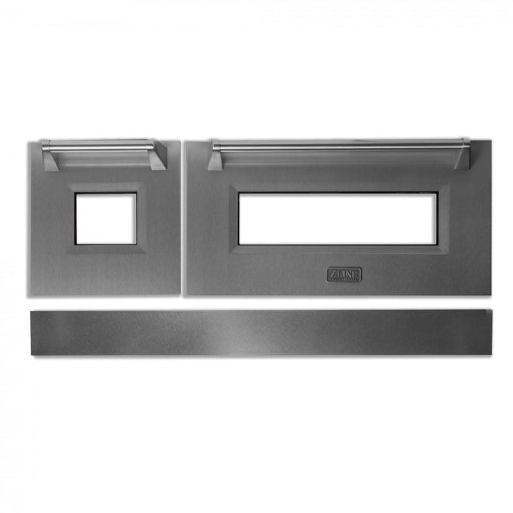 ZLINE 48" Interchangeable Colored Range Door DuraSnow Stainless Steel