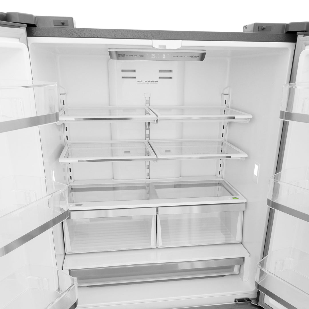ZLINE - 36" Built-in French Door Refrigerator Ice Maker 22.5 cu. ft.