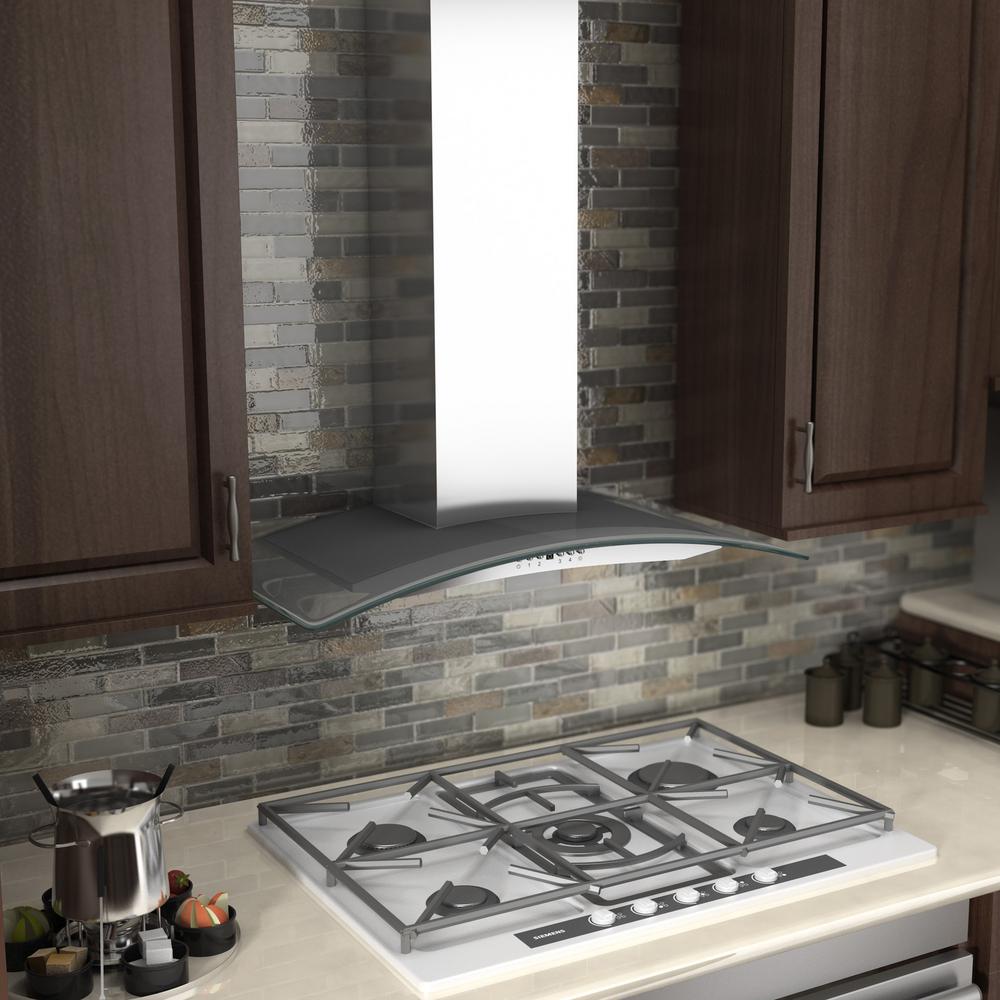 Wall Mount Range Hood in Stainless Steel & Glass (KN4-48)  ZLINE 48 in.