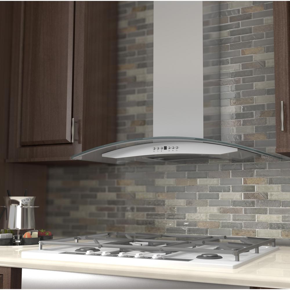 Wall Mount Range Hood in Stainless Steel &amp; Glass (KN4-48)  ZLINE 48 in.