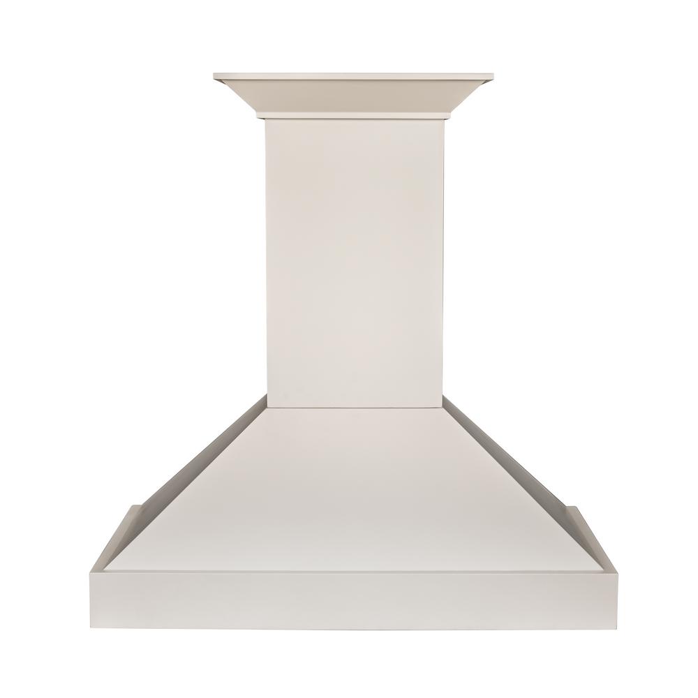 Wooden Wall Mount Range Hood in White - Includes Remote Motor  ZLINE 30 in.