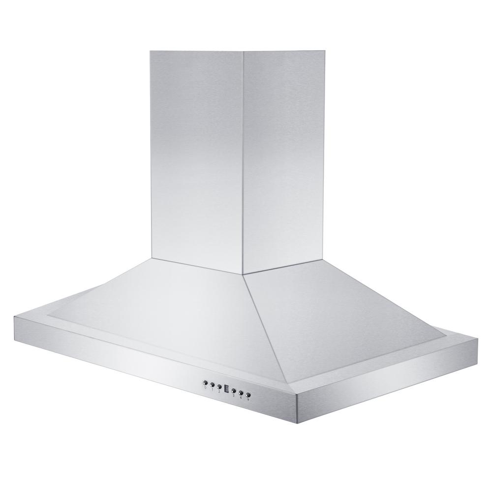 Remote Blower Island Mount Range Hood in Stainless Steel (GL2i-RS-30-400)  ZLINE 30 in.