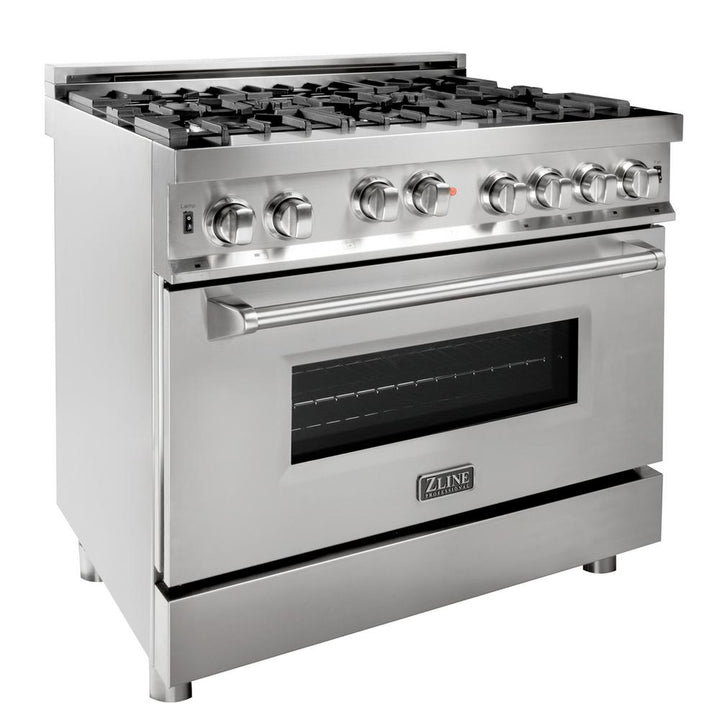Professional 4.6 cu. ft. 6 Gas on Gas Range in Stainless Steel (RG36) ZLINE 36 in.
