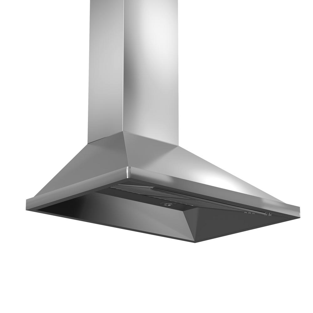 Professional Wall Mount Range Hood in Stainless Steel (696-36)  ZLINE 36 in.