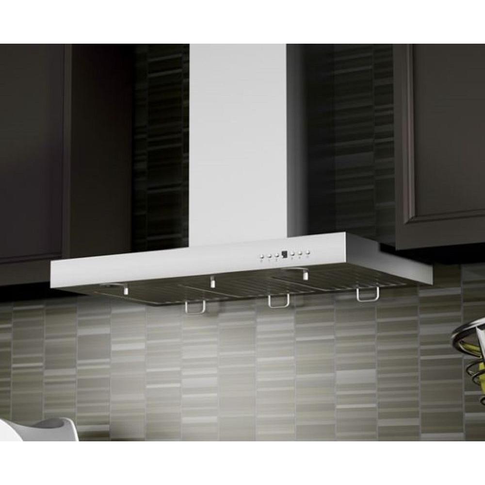 Wall Mount Range Hood in Stainless Steel with Crown Molding (KECRN-36)  ZLINE 36 in.