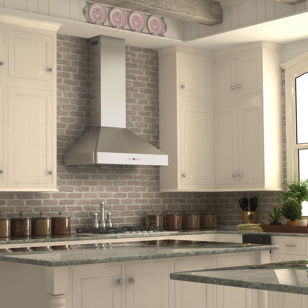 Wall Mount Range Hood in Stainless Steel (KF2-36)  ZLINE 36 in.