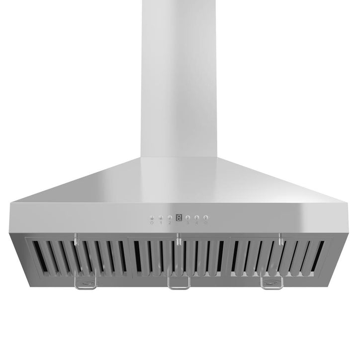 Wall Mount Range Hood in Stainless Steel with Crown Molding (KL3CRN-48)  ZLINE 48 in.