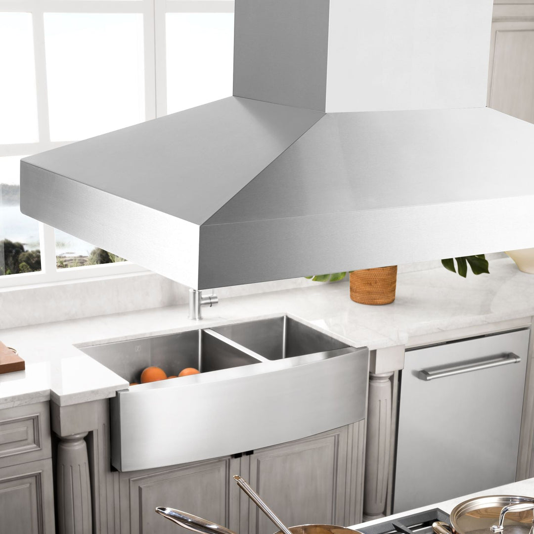 ZLINE 48 In. Convertible Island Mount Range Hood in Stainless Steel, KL3i-48