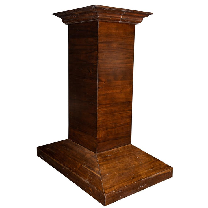 Wooden Island Mount Range Hood in Walnut - Includes Motor  ZLINE 36 in.