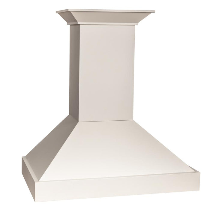 Wooden Wall Mount Range Hood in White - Includes Motor  ZLINE 30 in.