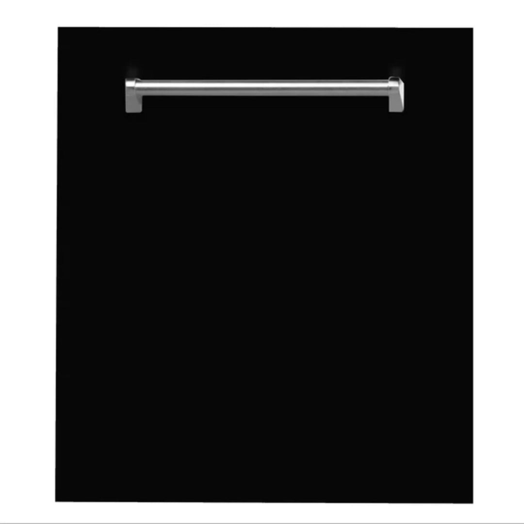 ZLINE 24-Inch Top Control Built-In Dishwasher with Stainless Steel Panel &amp; Tub in Multi Color With Traditional Style Handle