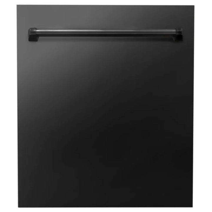 ZLINE 24-Inch Top Control Built-In Dishwasher with Stainless Steel Panel &amp; Tub in Multi Color With Traditional Style Handle