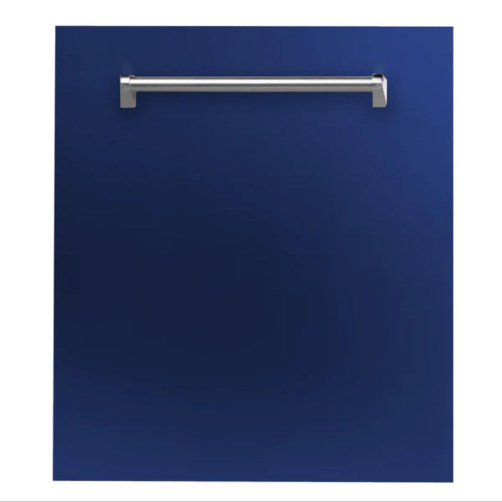 ZLINE 24-Inch Top Control Built-In Dishwasher with Stainless Steel Panel &amp; Tub in Multi Color With Traditional Style Handle