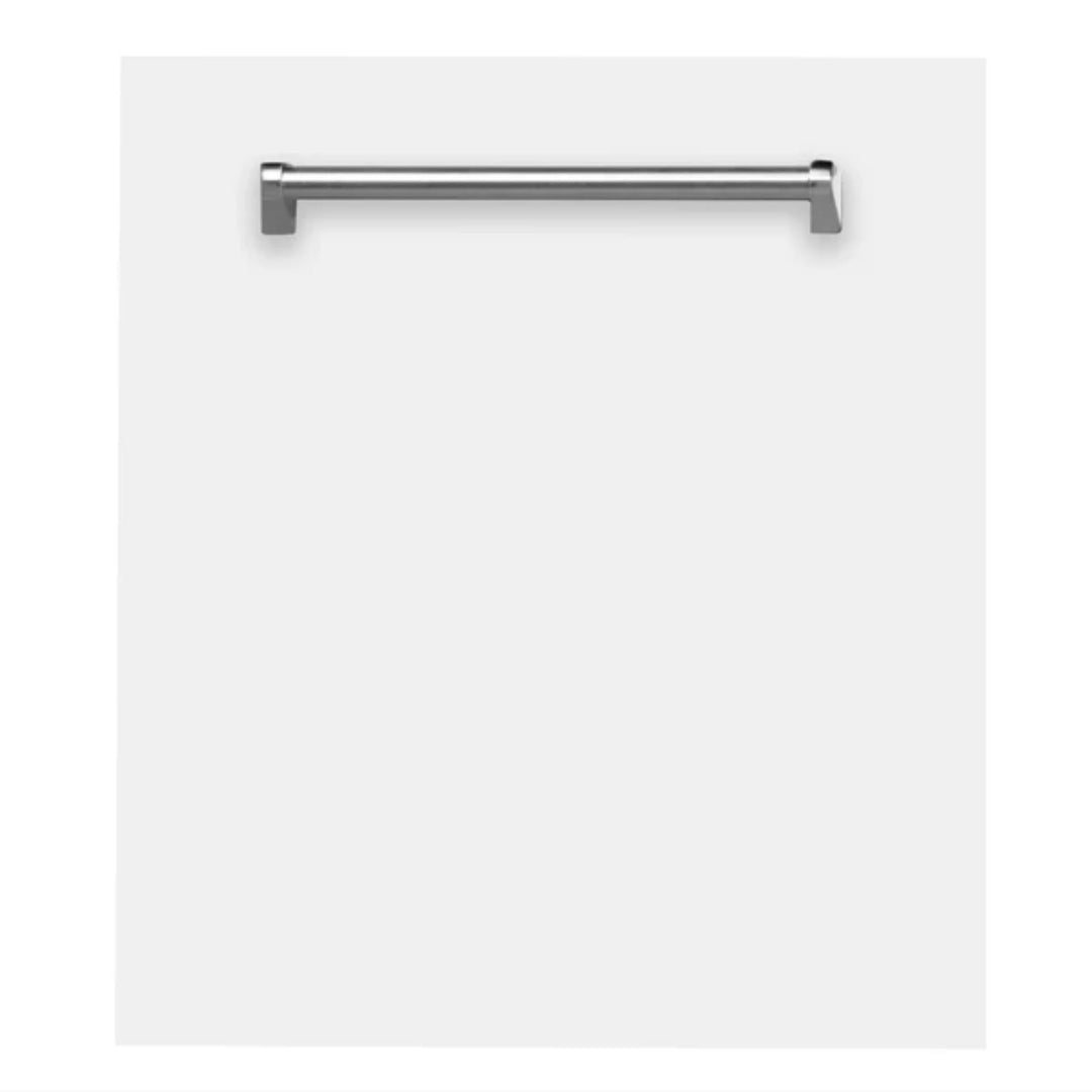 ZLINE 24-Inch Top Control Built-In Dishwasher with Stainless Steel Panel &amp; Tub in Multi Color With Traditional Style Handle