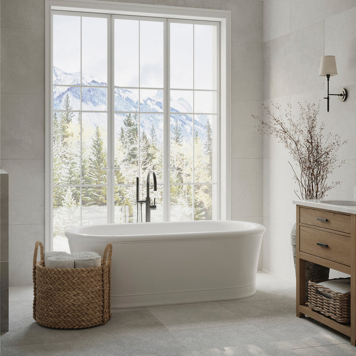 ZLINE Autograph Edition Emerald Bay Bath Tub Filler with Hand Shower in Matte Black (EMBY-BTF-MB)