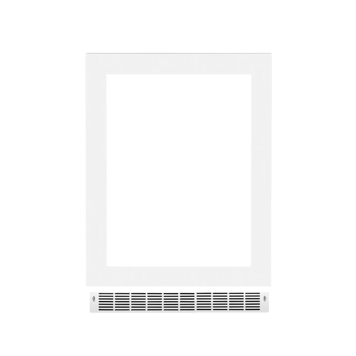 ZLINE 24 in. Touchstone Undercounter Refrigeration Door in White Matte (RPO-WM-24)