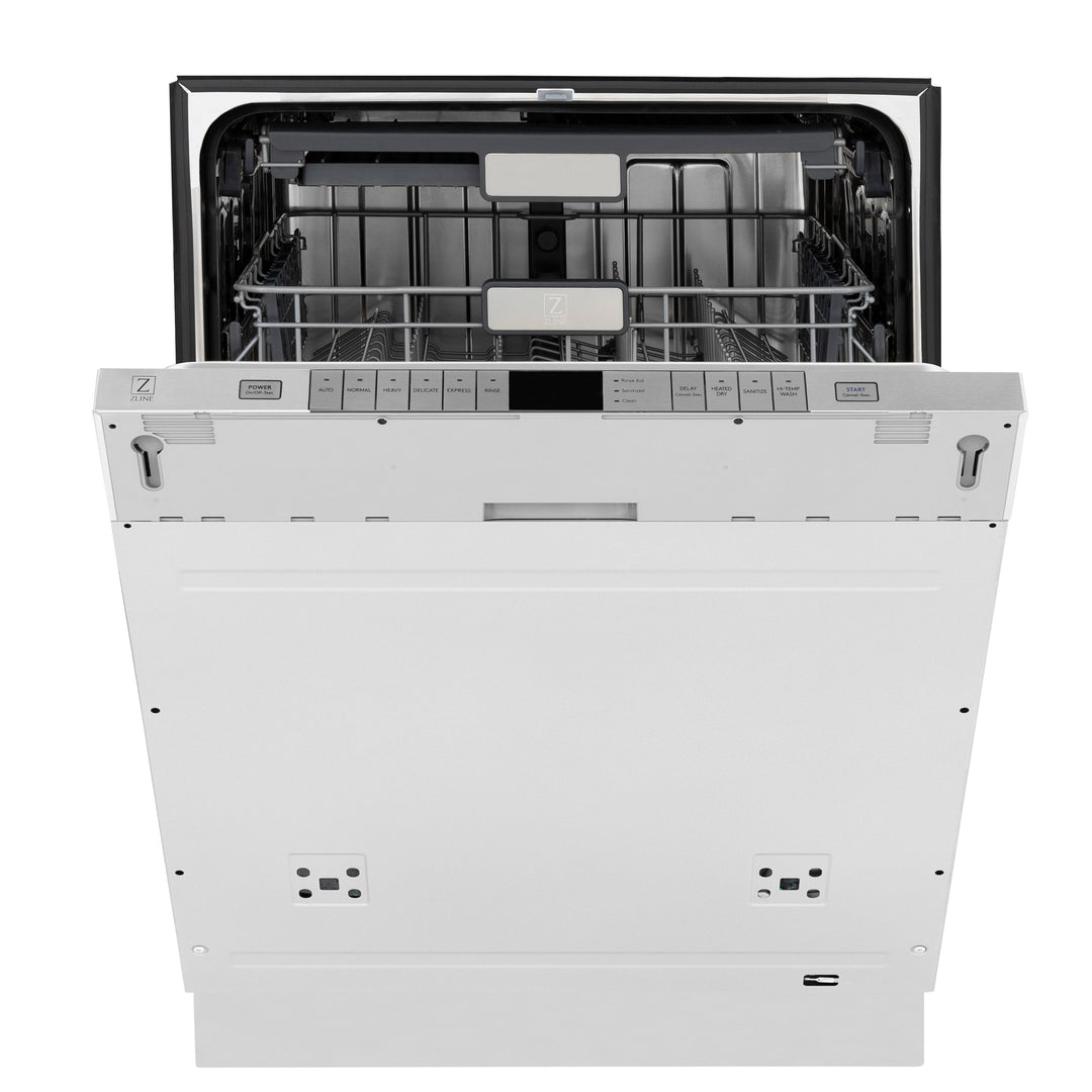ZLINE 24 in. Monument Series 3rd Rack Top Touch Control Dishwasher with Stainless Steel Tub, 45dBa, Open Box-Good Condition