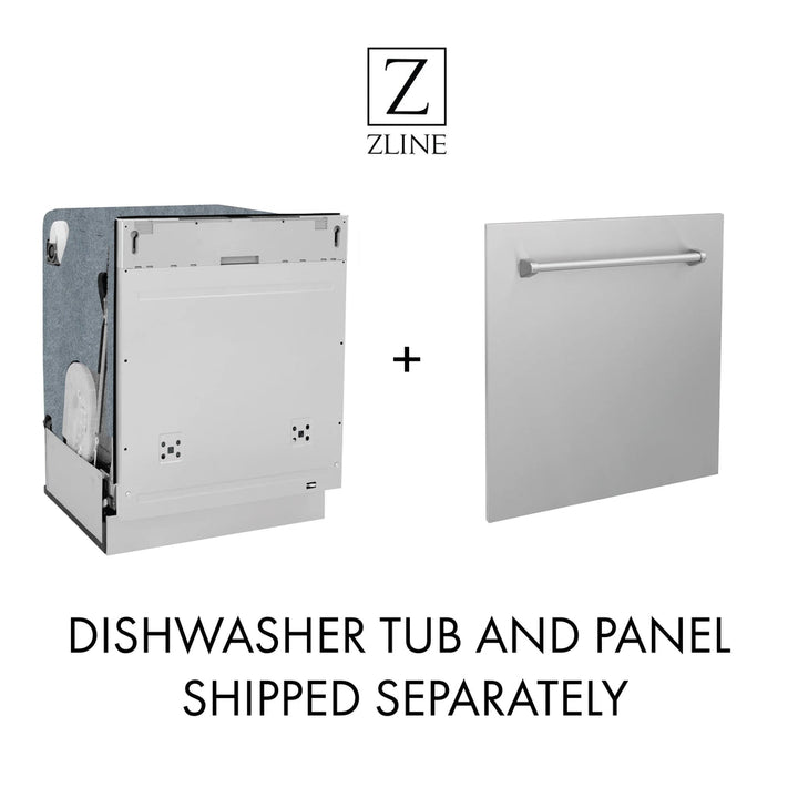 ZLINE 36" 3 Piece Stainless Fuel Range w/ Range Hood &amp; Dishwasher