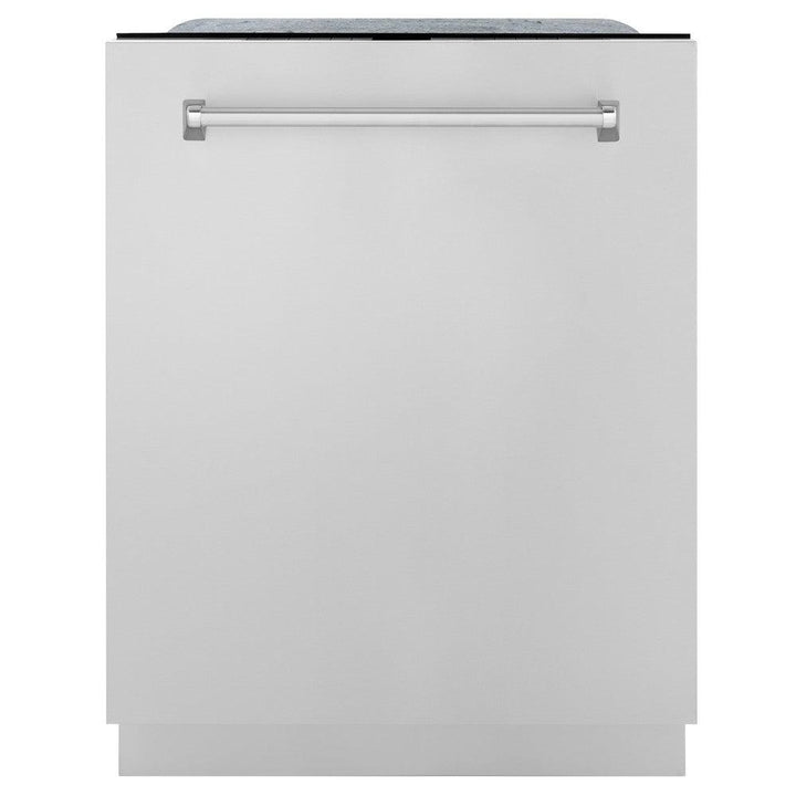 ZLINE 24 in. Monument Series 3rd Rack Top Touch Control Dishwasher with Stainless Steel Panel, 45dBa (DWMT-304-24)