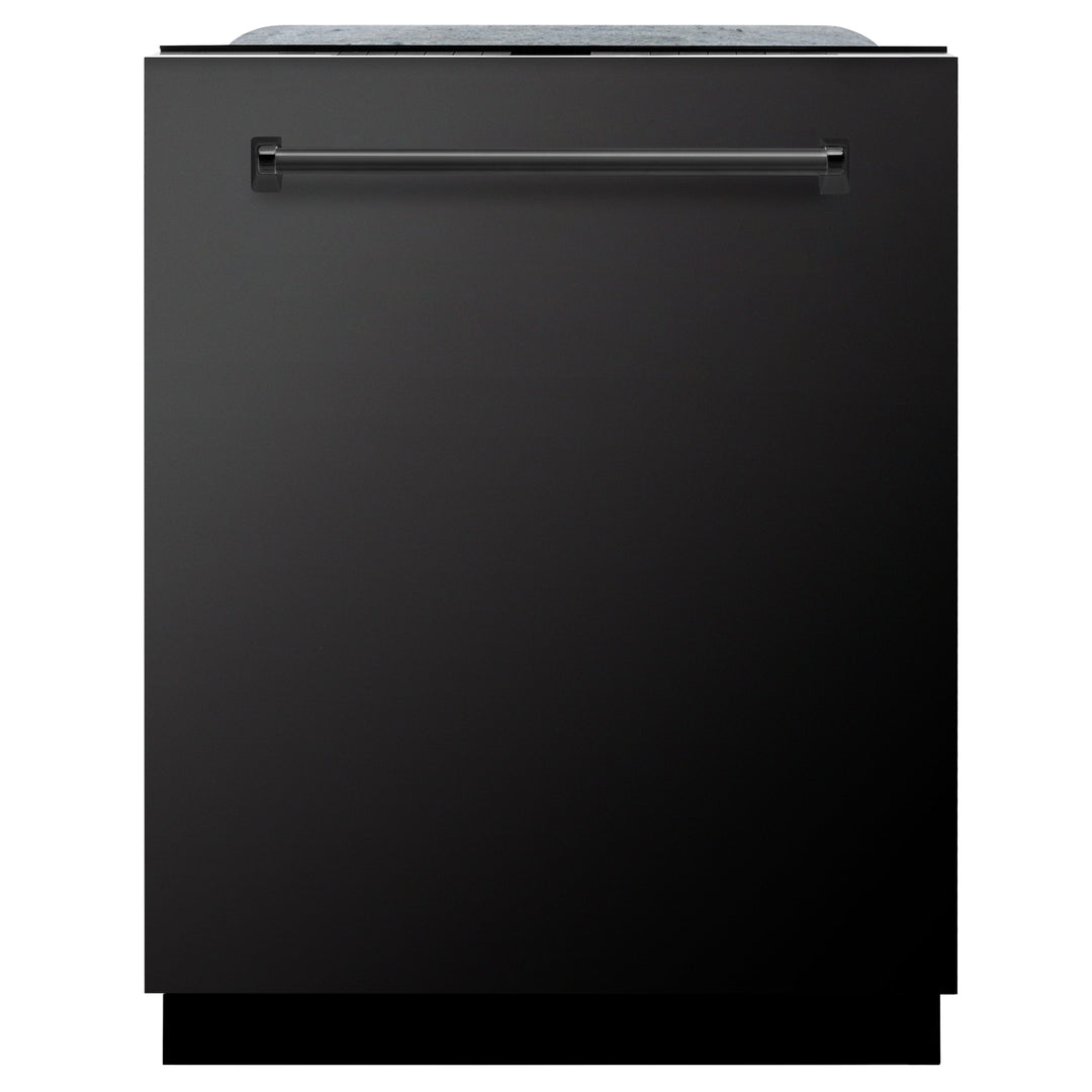 ZLINE 24 In. Monument Series Dishwasher in Black with Top Touch Control, DWMT-BS-24