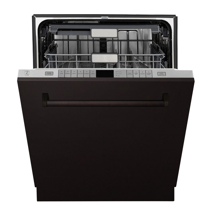 ZLINE 24 In. Monument Series Top Touch Control Dishwasher in Oil Rubbed Bronze, 45dBa, DWMT-ORB-24