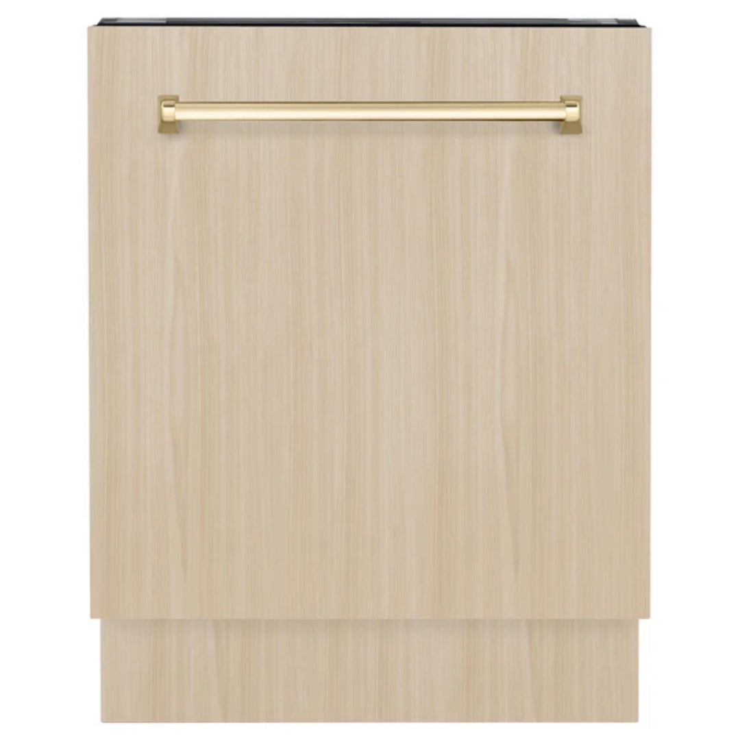 ZLINE Autograph Edition 24" Tallac Series 3rd Rack Top Control Built-In Tall Tub Dishwasher