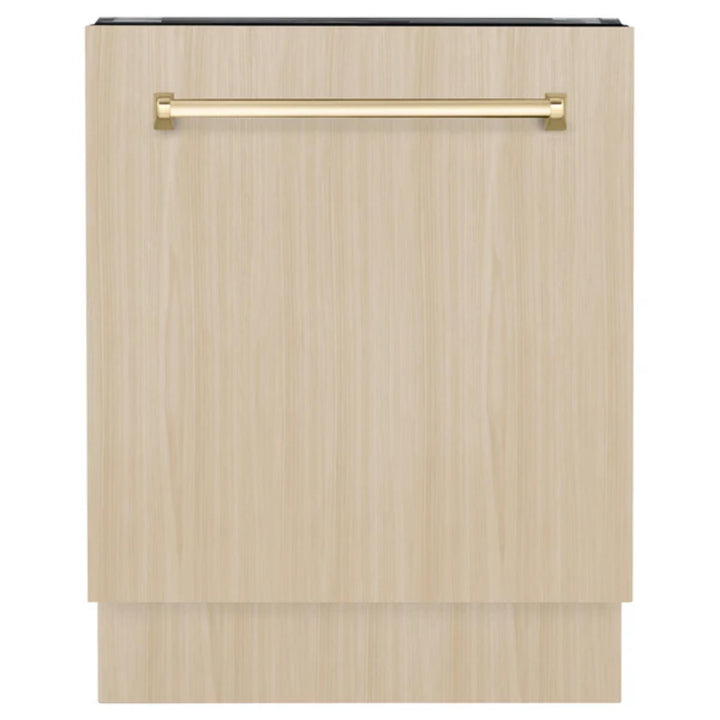 ZLINE Autograph Edition 24" Tallac Series 3rd Rack Top Control Built-In Tall Tub Dishwasher