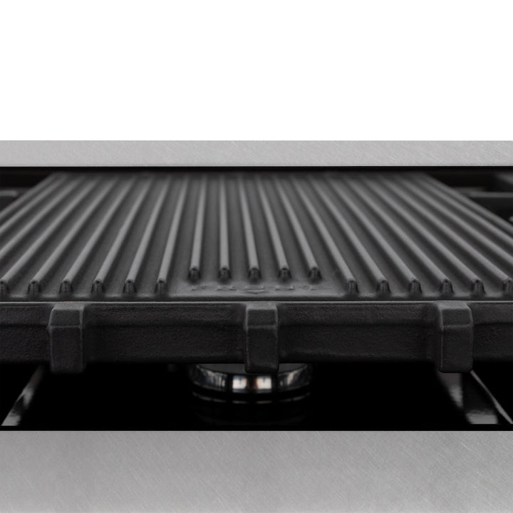 ZLINE Autograph Edition 48 in. 6.0 cu. ft. Legacy Dual Fuel Range with 7 Burner Gas Cooktop and 2 Electric Ovens in Satin Stainless Steel with Black Matte Doors and Polished Gold Accents (RASZ-BLM-48-G)