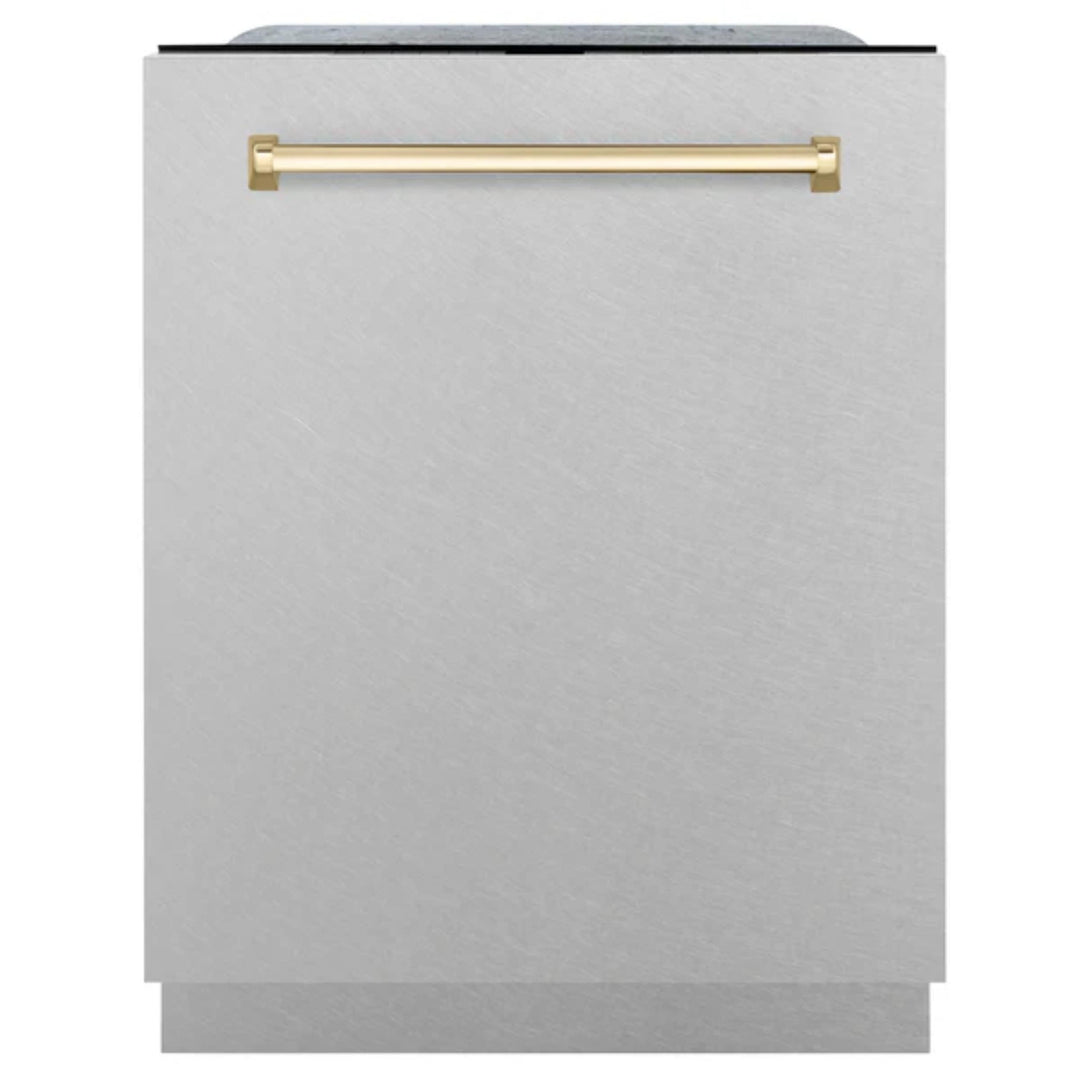 ZLINE Autograph Edition 24" Monument Series 3rd Rack Top Touch Control Tall Tub Satin Stainless Steel Dishwasher