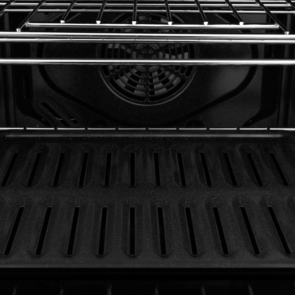 ZLINE Autograph Edition 30 in. Professional True Convection Single Wall Oven with Air Fry and Self Clean in Satin Stainless Steel with Champagne Bronze Handle (WASSZ-30-CB)