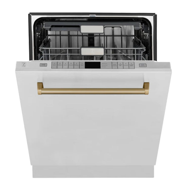 ZLINE Autograph Edition 24" Monument Series 3rd Rack Top Touch Control Tall Tub Dishwasher