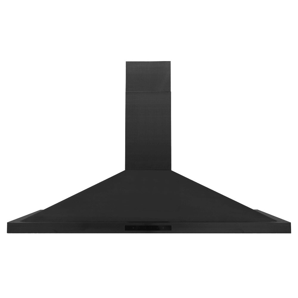 ZLINE 48 in. Kitchen Package with Black Stainless Steel Dual Fuel Range, Convertible Vent Range Hood and Microwave Drawer (3KP-RABRH48-MW)