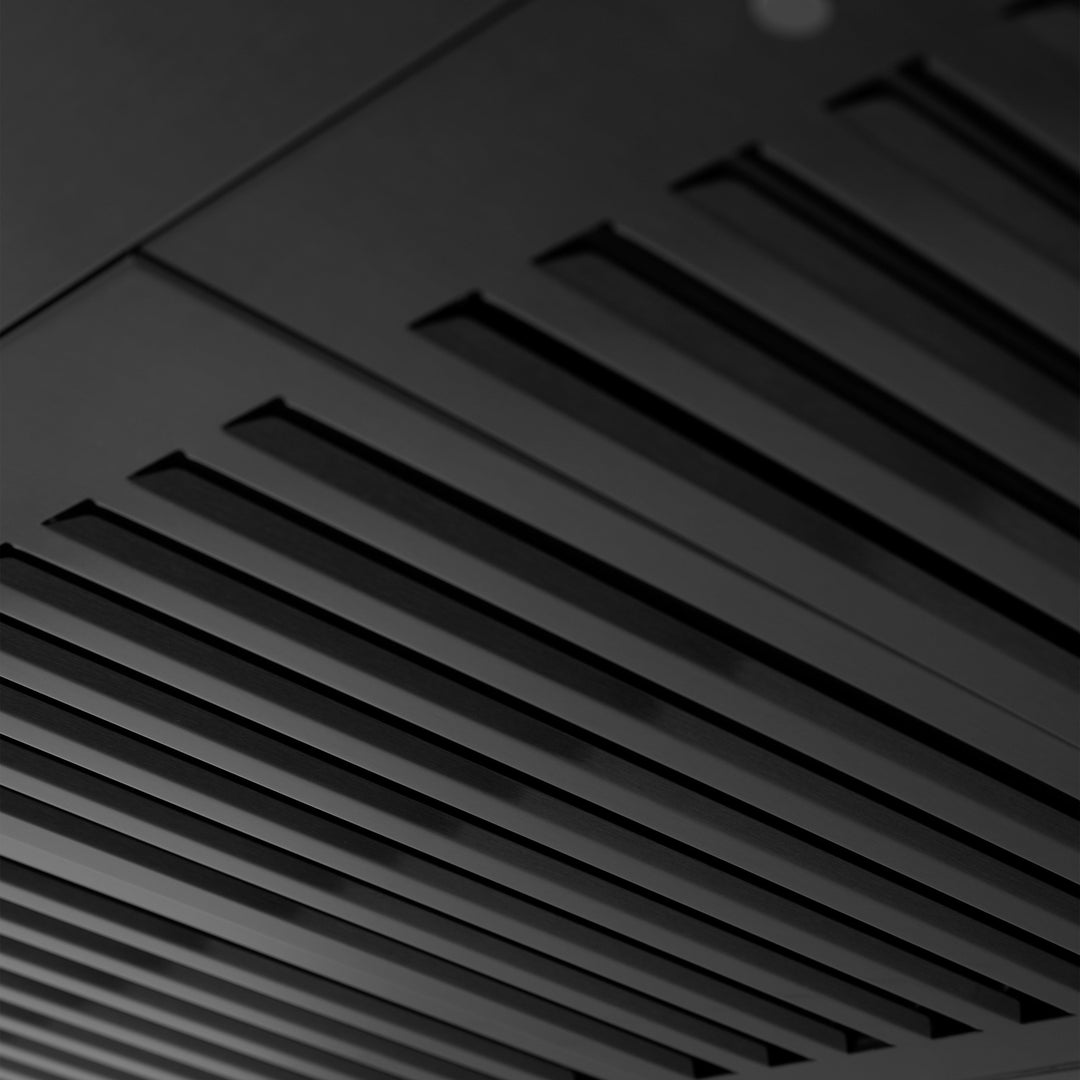 ZLINE 30" Convertible Vent Wall Mount Range Hood in Black Stainless Steel (BSKEN-30)