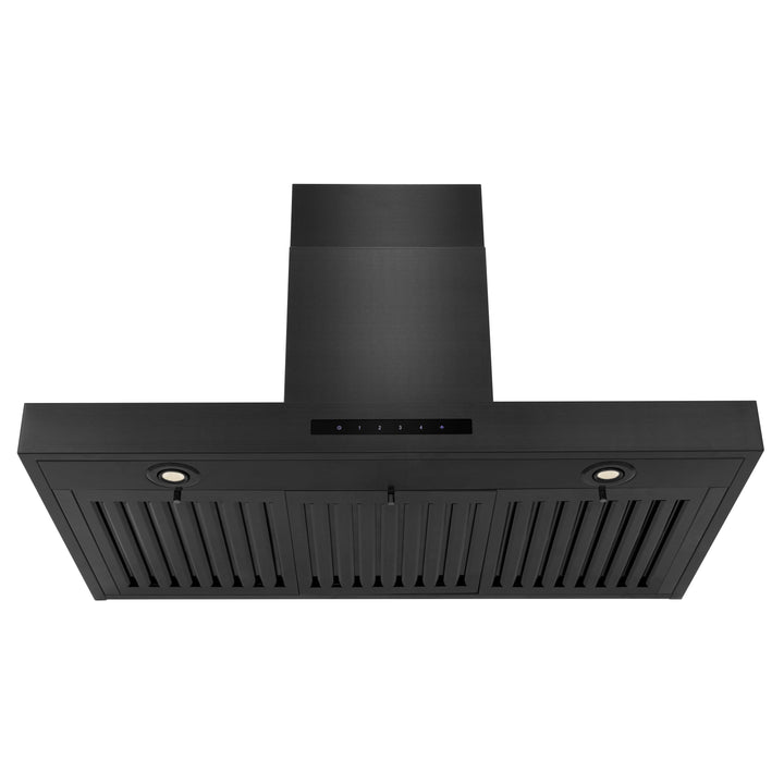 ZLINE 30 in. Convertible Vent Wall Mount Range Hood in Black Stainless Steel, Handle Open Box-Excellent Condition