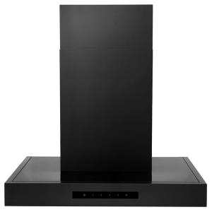 ZLINE Convertible Vent Wall Mount Range Hood in Black Stainless Steel with Crown Molding (BSKENCRN)