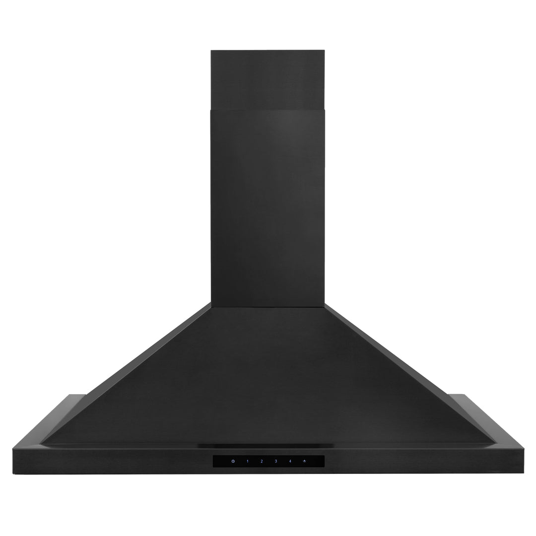 ZLINE 36" Convertible Vent Wall Mount Range Hood in Black Stainless Steel (BSKBN-36)