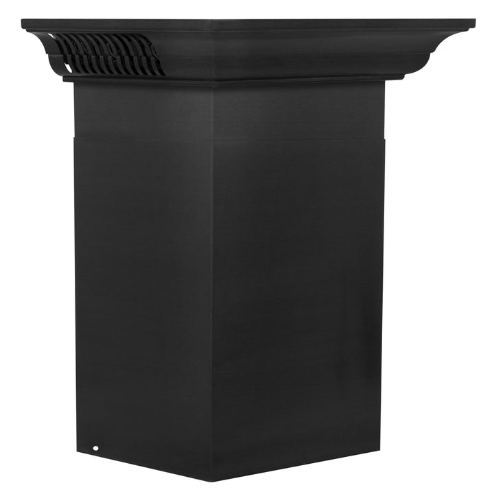 36" ZLINE CrownSound™Ducted Vent Wall Mount Range Hood in Black Stainless Steel with Built-in Bluetooth Speakers (BSKBNCRN-BT-36)