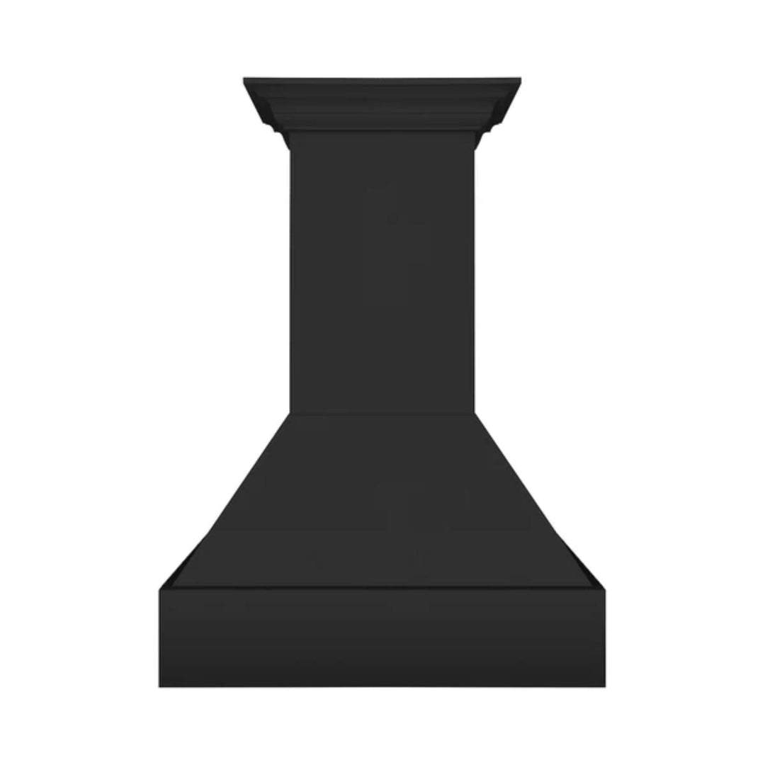 ZLINE 30" &amp; 36" Wooden Wall Mount Range Hoods in Rustic Black Finish
