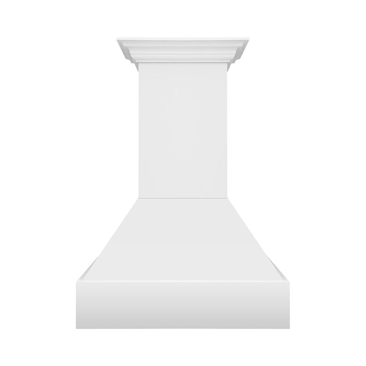ZLINE 30 in. Wooden Wall Mount Range Hood in Rustic Bright White Finish (355WW-30)