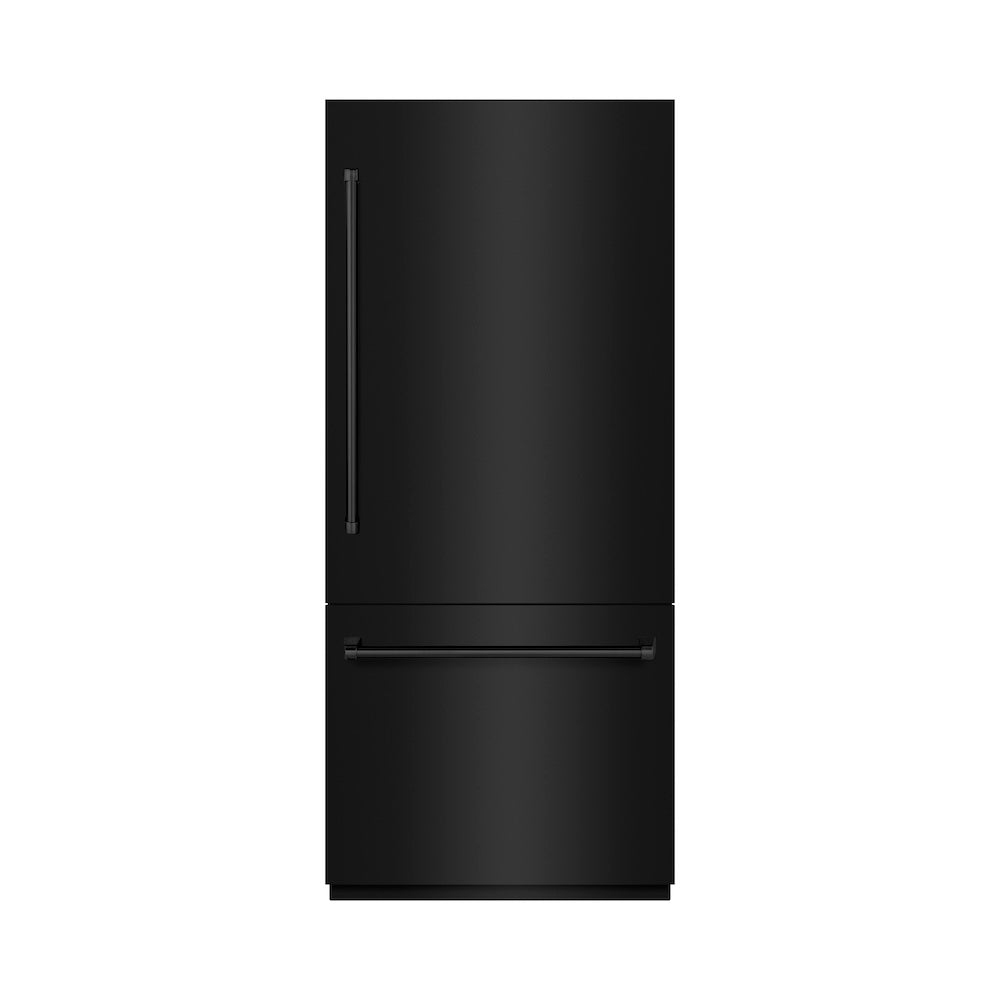 ZLINE 36 in. 19.8 cu. ft. Built-In Bottom Freezer Refrigerator with Water Dispenser and Ice Maker in Stainless Steel