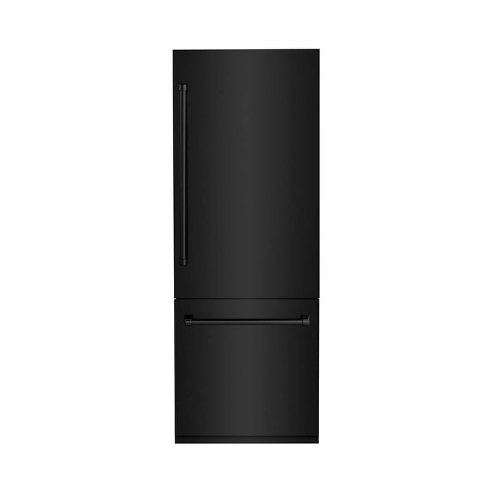 ZLINE 30 in. 16.1 cu. ft. Panel Ready Built-In Bottom Freezer Refrigerator with Water Dispenser and Ice Maker