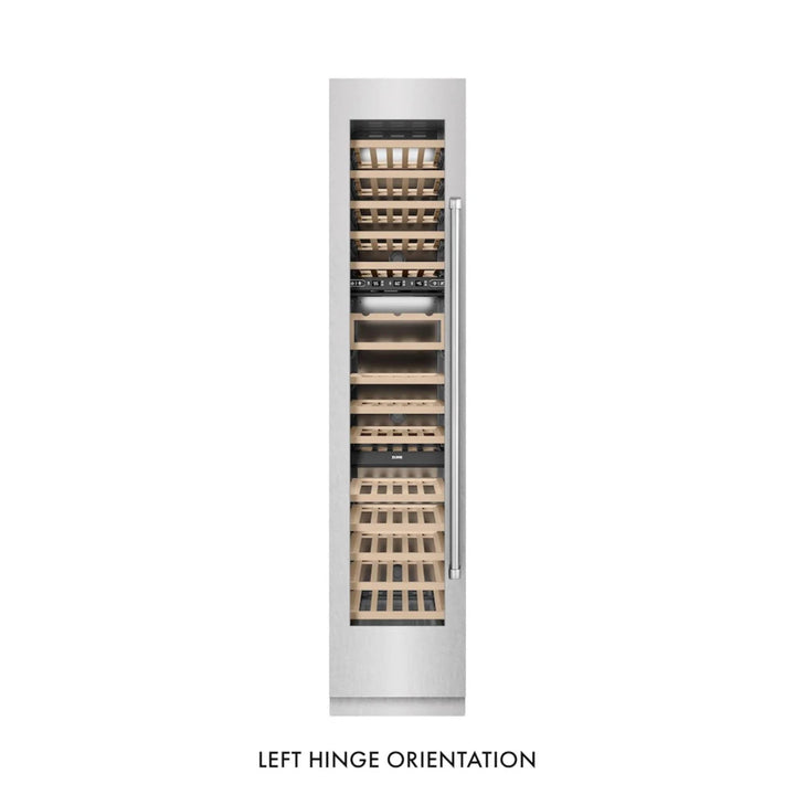 ZLINE 18-Inch 9.0 Cu. Ft. Triple Zone Left Hinge Column Wine Cooler in DuraSnow® Stainless Steel