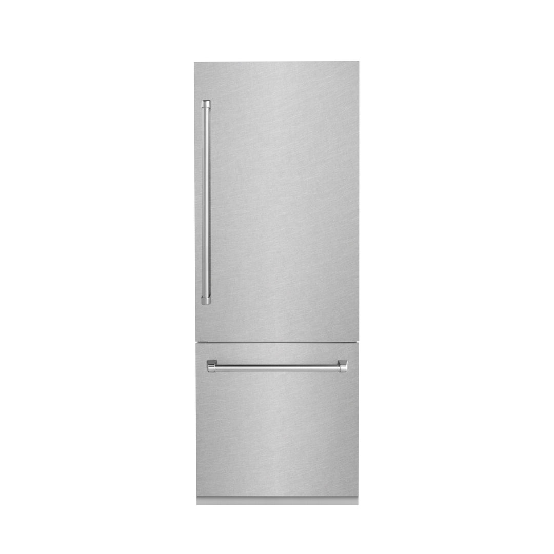 ZLINE 30" 16.1 cu. ft. Built-In Refrigerator with Internal Water and Ice Dispenser in Fingerprint Resistant Stainless Steel, RBIV-SN-30