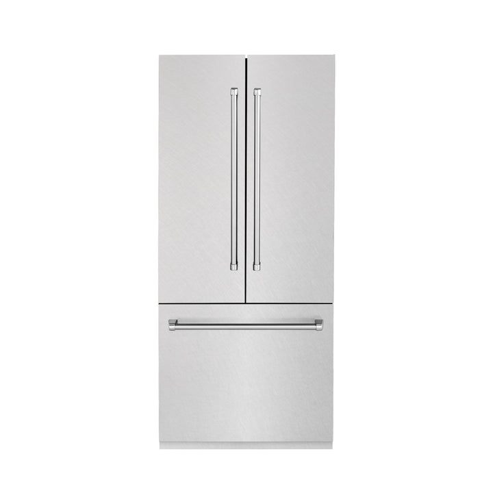 ZLINE 36" 19.6 cu. ft. Built-In Refrigerator with Internal Water and Ice Dispenser in Fingerprint Resistant Stainless Steel, RBIV-SN-36