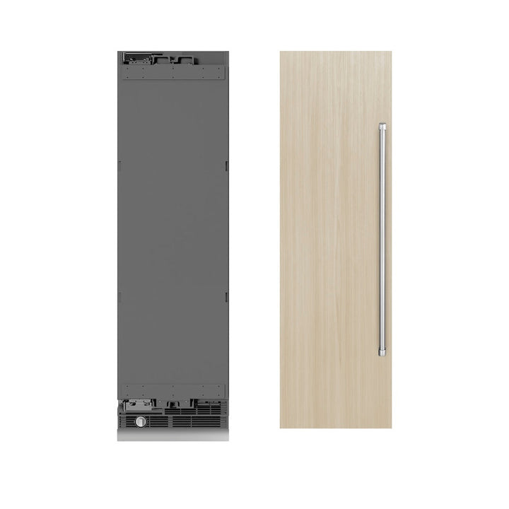 ZLINE 24 in. 12.4 cu. ft. Panel Ready Column Freezer with Graphite Gray Interior, Open Box-Excellent Condition