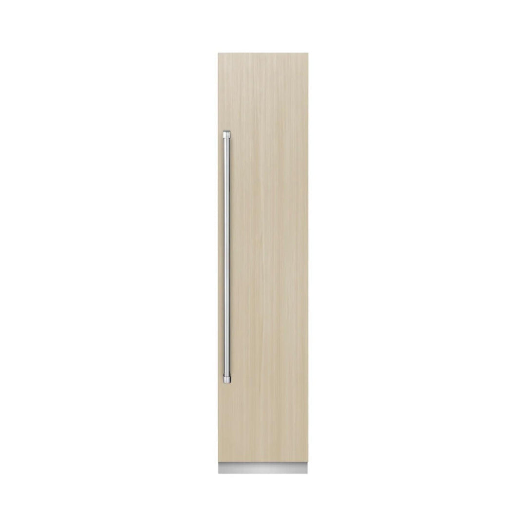 ZLINE 18-Inch Panel Ready Right Hinge Column Freezer with Graphite Gray Interior