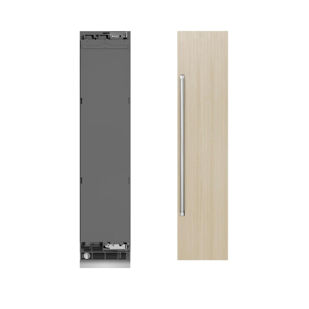 ZLINE 18-Inch Panel Ready Right Hinge Column Freezer with Graphite Gray Interior