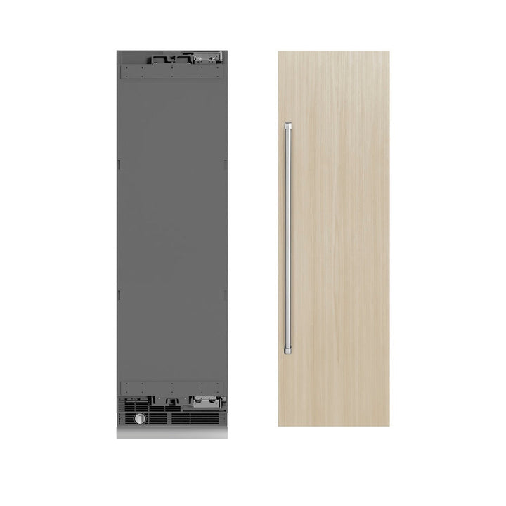 ZLINE 24 in. 12.5 cu. ft. Panel Ready Column Refrigerator with Graphite Gray Interior, Open Box-Excellent Condition