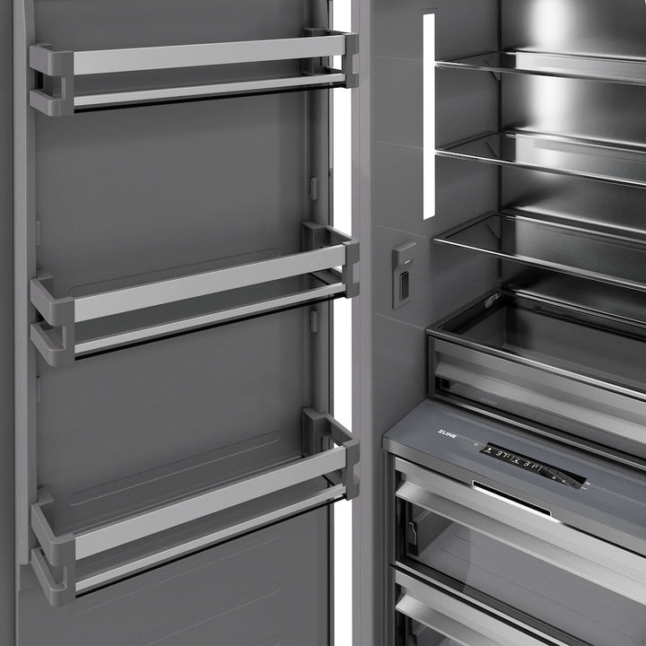 ZLINE 30 in. 16.7 cu. ft. Panel Ready Column Refrigerator with Graphite Gray Interior, Open Box-Excellent Condition