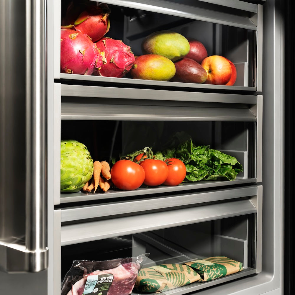 ZLINE 30 in. 16.7 cu. ft. Panel Ready Column Refrigerator with Graphite Gray Interior, Open Box-Excellent Condition